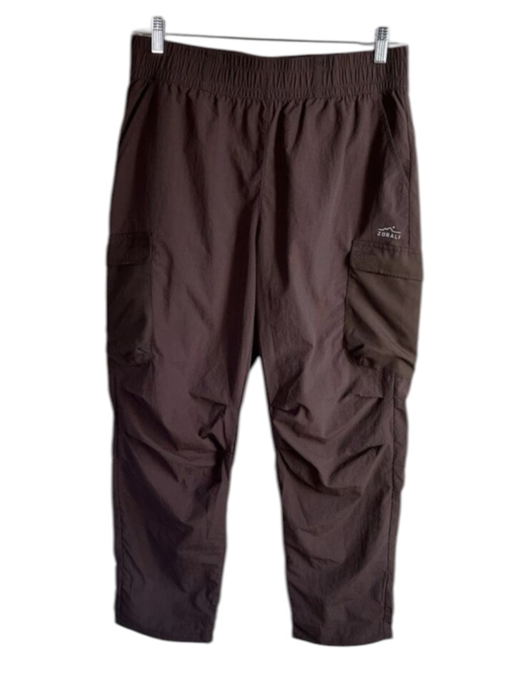 Zorali Venture Pants Womens 14 Brown Cargo Hiking Outdoor Nylon Gorpcore